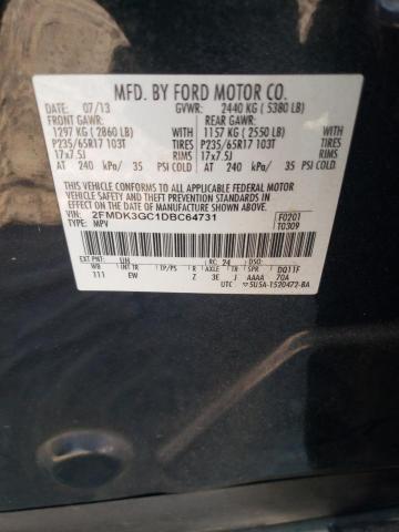 Photo 10 from auction – 2013 FORD EDGE SE with VIN 2FMDK3GC1DBC64731