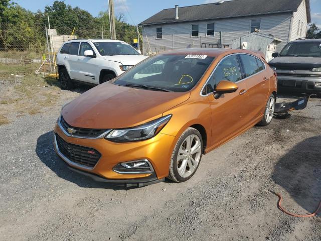 Photo 2 from auction – 2017 CHEVROLET CRUZE PREM with VIN 3G1BF6SM7HS543949