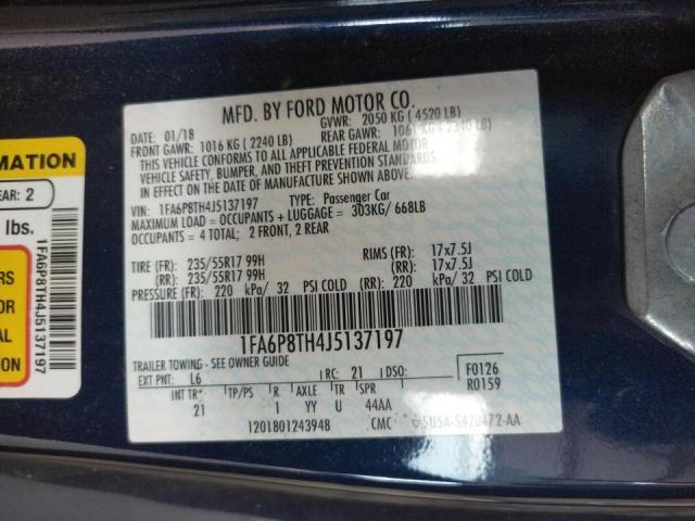 Photo 10 from auction – 2018 FORD MUSTANG with VIN 1FA6P8TH4J5137197
