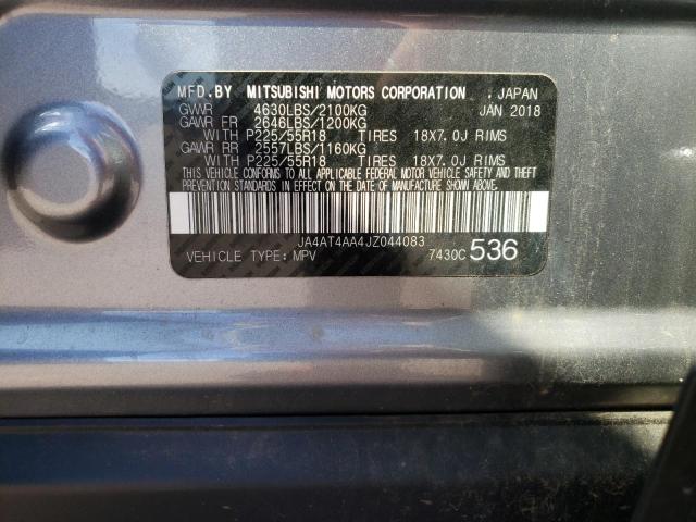 Photo 10 from auction – 2018 MITSUBISHI ECLIPSE CR with VIN JA4AT4AA4JZ044083