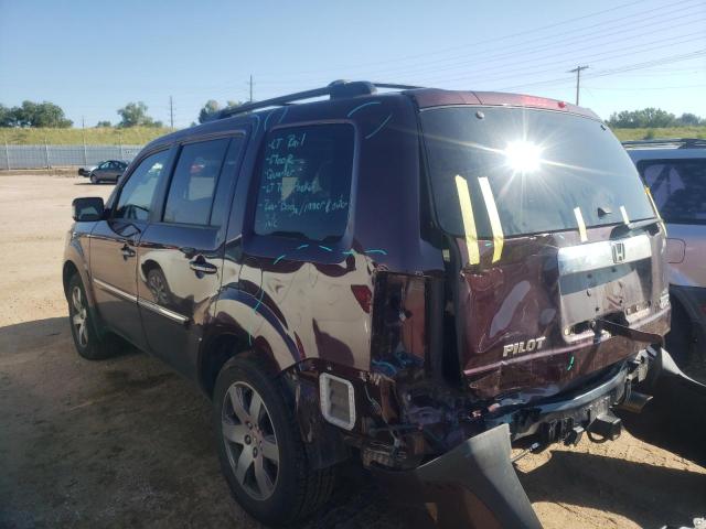 Photo 3 from auction – 2014 HONDA PILOT TOUR with VIN 5FNYF4H95EB001035