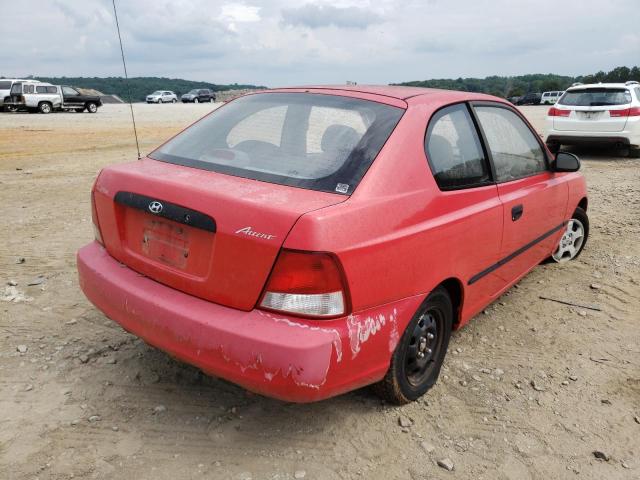 Photo 4 from auction – 2001 HYUNDAI ACCENT with VIN KMHCF35G21U094519