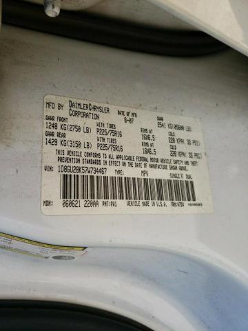 Photo 10 from auction – 2007 DODGE NITRO SXT with VIN 1D8GU28K57W734467