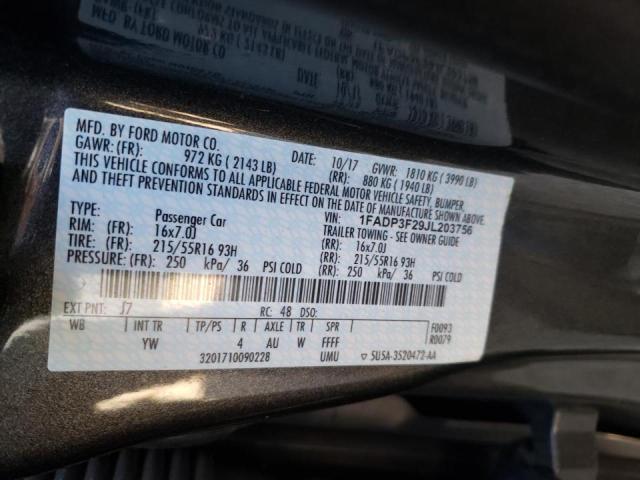 صورة رقم 10 من المزاد - 2018 FORD FOCUS SE مع VIN 1FADP3F29JL203756