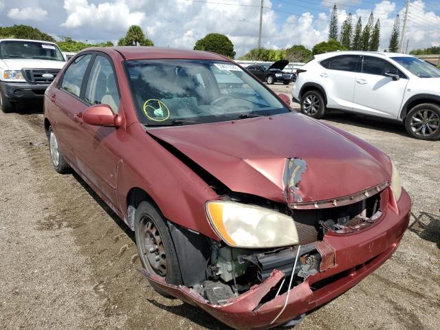 KIA SPECTRA LX 2005 with VIN KNAFE121255155938 - Photo from auction