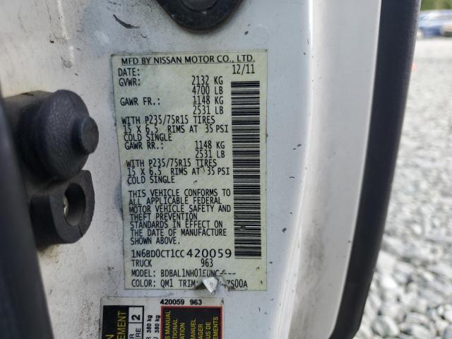 Photo 10 from auction – 2012 NISSAN FRONTIER S with VIN 1N6BD0CT1CC420059
