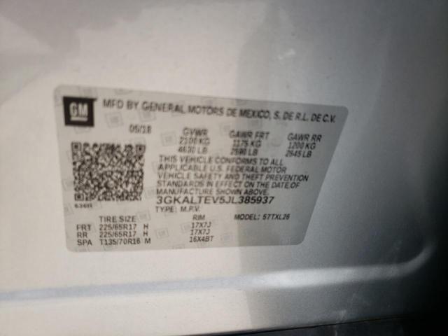 Photo 10 from auction – 2018 GMC TERRAIN SL with VIN 3GKALTEV5JL385937