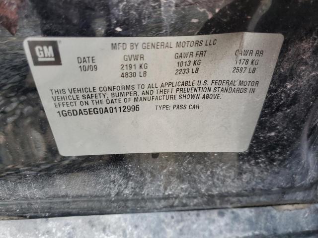 Photo 10 from auction – 2010 CADILLAC CTS with VIN 1G6DA5EG0A0112996