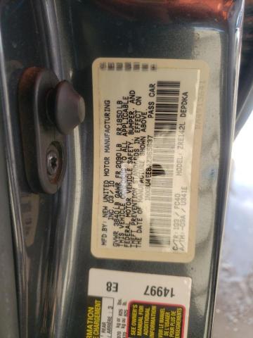 Photo 10 from auction – 2010 TOYOTA COROLLA BA with VIN 1NXBU4EE8AZ365637