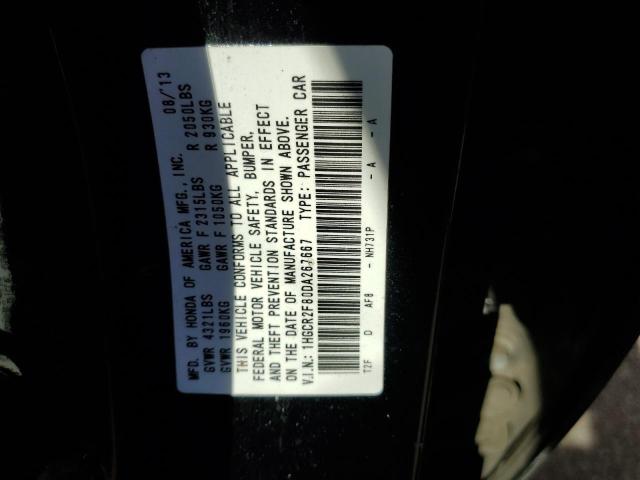 Photo 10 from auction – 2013 HONDA ACCORD EXL with VIN 1HGCR2F80DA267667