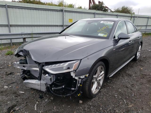 Photo 2 from auction – 2022 AUDI A4 PREMIUM with VIN WAUEAAF49NN013095