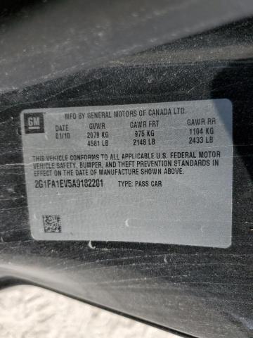 Photo 10 from auction – 2010 CHEVROLET CAMARO LS with VIN 2G1FA1EV5A9182201