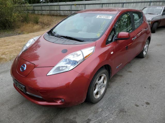 Photo 2 from auction – 2012 NISSAN LEAF SV with VIN JN1AZ0CP2CT019982