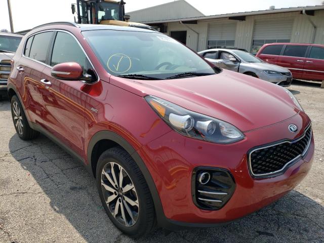 KIA SPORTAGE E 2018 with VIN KNDPNCACXJ7406628 - Photo from auction