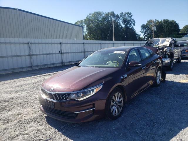 Photo 2 from auction – 2016 KIA OPTIMA EX with VIN 5XXGU4L36GG084804