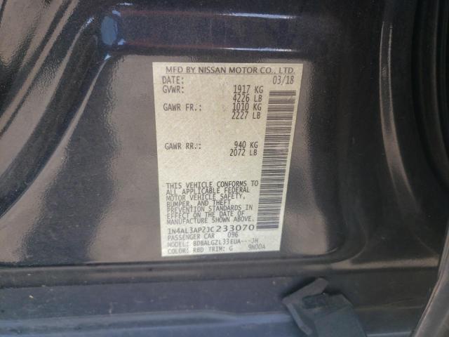 Photo 10 from auction – 2018 NISSAN ALTIMA 2.5 with VIN 1N4AL3AP2JC233070