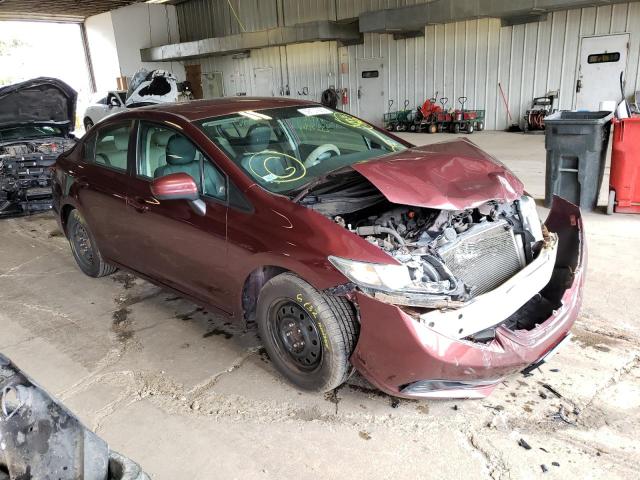 HONDA CIVIC LX 2014 with VIN 19XFB2F57EE056227 - Photo from auction