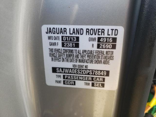 Photo 10 from auction – 2013 JAGUAR XF with VIN SAJWA0ES2DPS78849