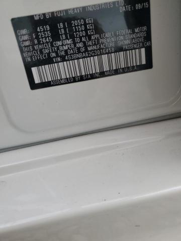Photo 10 from auction – 2016 SUBARU LEGACY 2.5 with VIN 4S3BNBA62G3016458