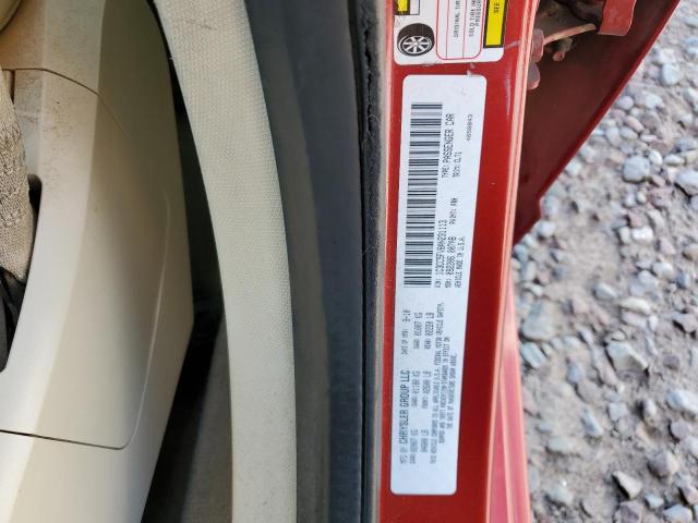 Photo 10 from auction – 2010 CHRYSLER SEBRING LI with VIN 1C3CC5FV8AN231113