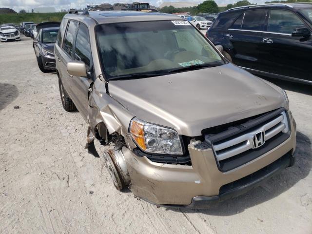 HONDA PILOT EXL 2007 with VIN 5FNYF18517B025931 - Photo from auction
