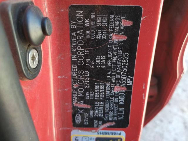 Photo 10 from auction – 2013 KIA SOUL with VIN KNDJT2A55D7502825