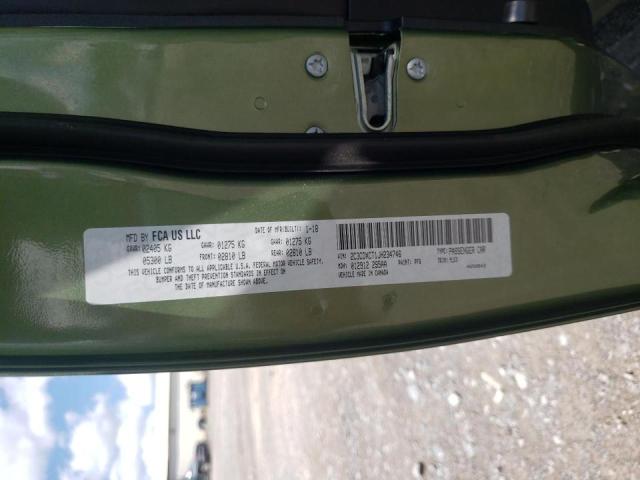Photo 10 from auction – 2018 DODGE CHARGER R/ with VIN 2C3CDXCT1JH234746