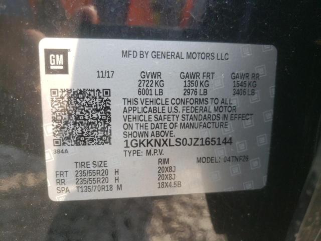 Photo 10 from auction – 2018 GMC ACADIA DEN with VIN 1GKKNXLS0JZ165144