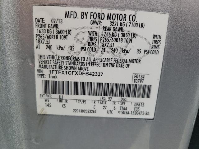 Photo 10 from auction – 2014 FORD F150 SUPER with VIN 1FTEX1CM0EFB54315