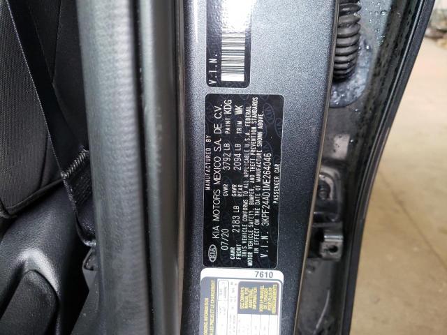 Photo 10 from auction – 2021 KIA FORTE FE with VIN 3KPF24AD1ME264046