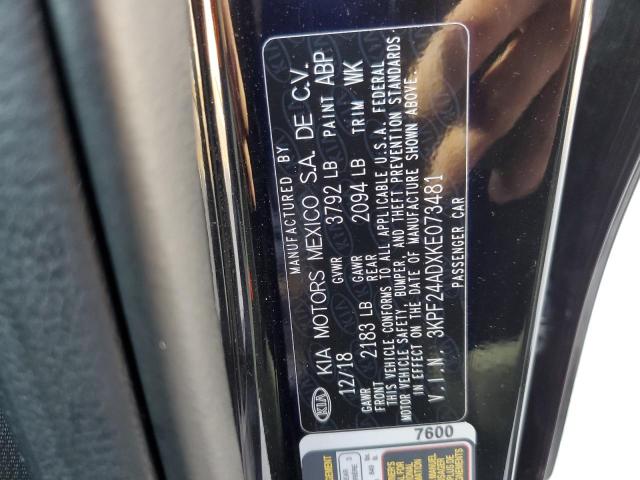 Photo 10 from auction – 2019 KIA FORTE FE with VIN 3KPF24ADXKE073481