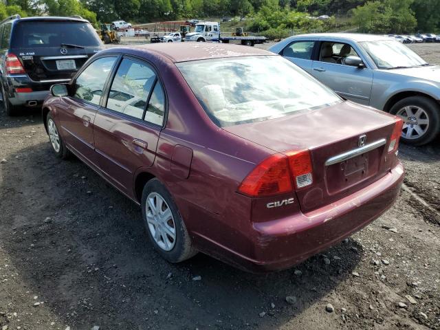 Photo 3 from auction – 2003 HONDA CIVIC with VIN 2HGES26793H584206