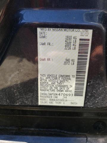Photo 10 from auction – 2013 NISSAN ALTIMA 2.5 with VIN 1N4AL3AP5DN470693