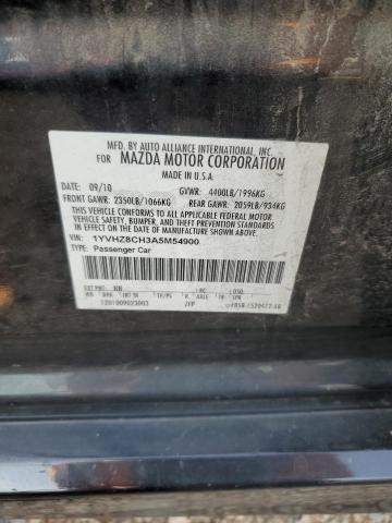 Photo 10 from auction – 2010 MAZDA 6 I with VIN 1YVHZ8CH3A5M54900