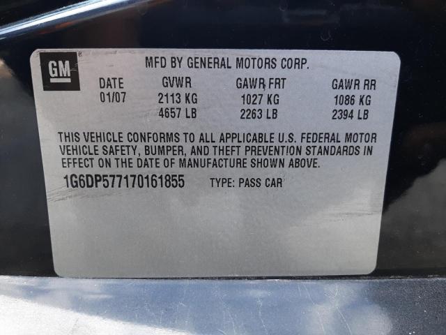 Photo 10 from auction – 2007 CADILLAC CTS HI FEA with VIN 1G6DP577170161855
