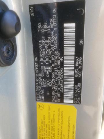 Photo 10 from auction – 2007 LEXUS RX 400H with VIN JTJGW31UX72005654