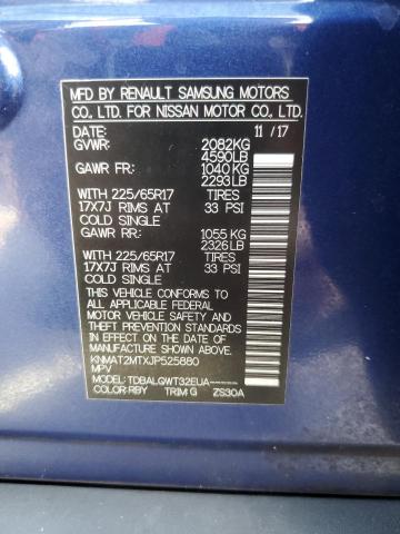 Photo 10 from auction – 2018 NISSAN ROGUE S with VIN KNMAT2MTXJP525880