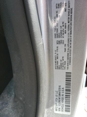 Photo 10 from auction – 2021 RAM 1500 BIG H with VIN 1C6SRFMT0MN707816