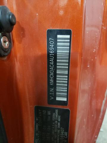 Photo 10 from auction – 2010 HYUNDAI ACCENT BLU with VIN KMHCM3AC4AU169407