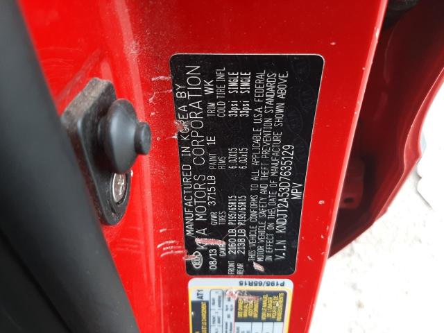 Photo 10 from auction – 2013 KIA SOUL with VIN KNDJT2A53D7635129