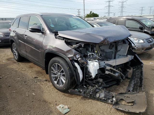 Photo 1 from auction – 2019 TOYOTA HIGHLANDER with VIN 5TDJZRFH8KS947069