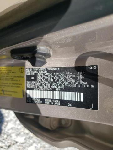 Photo 10 from auction – 2005 TOYOTA HIGHLANDER with VIN JTEEP21A250131678
