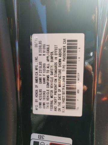 Photo 10 from auction – 2015 HONDA ACCORD EX with VIN 1HGCT1B77FA013448