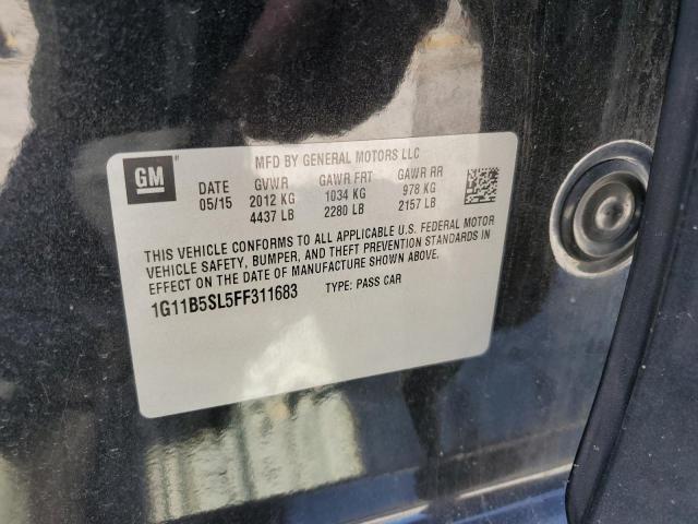 Photo 10 from auction – 2015 CHEVROLET MALIBU with VIN 1G11B5SL5FF311683