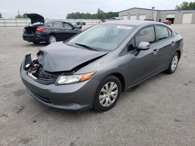 Photo 2 from auction – 2012 HONDA CIVIC LX with VIN 2HGFB2F50CH525919