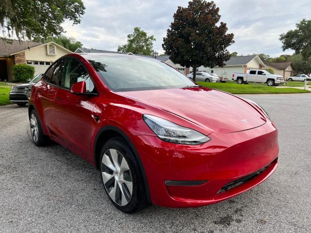 TESLA MODEL Y 2021 with VIN 5YJYGDEE4MF192038 - Photo from auction