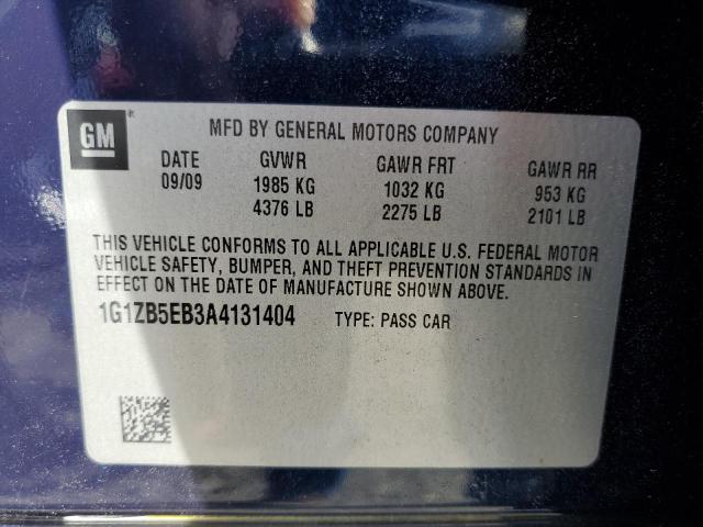 Photo 10 from auction – 2010 CHEVROLET MALIBU LS with VIN 1G1ZB5EB3A4131404