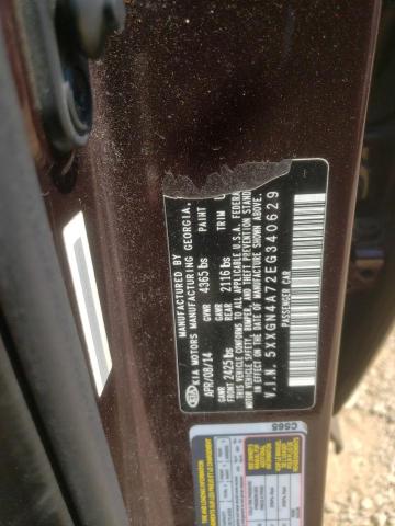 Photo 10 from auction – 2014 KIA OPTIMA EX with VIN 5XXGN4A72EG340629