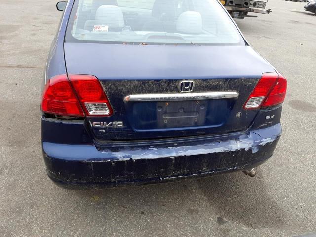 Photo 9 from auction – 2003 HONDA CIVIC EX with VIN 2HGES26773H590134
