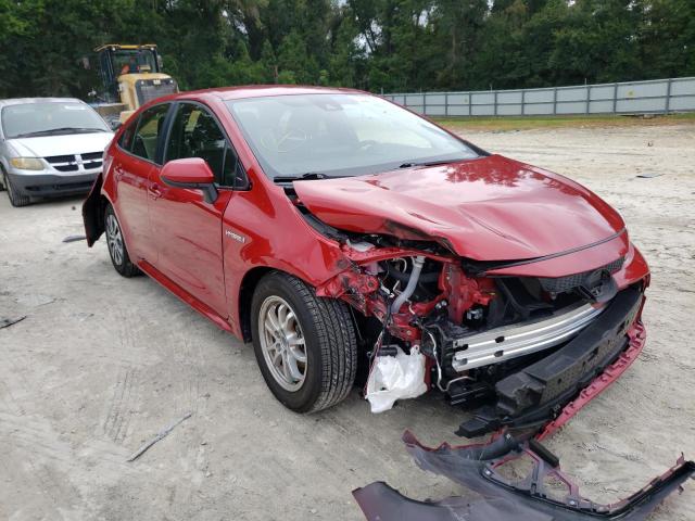 TOYOTA COROLLA LE 2021 with VIN JTDEAMDE2MJ003997 - Photo from auction